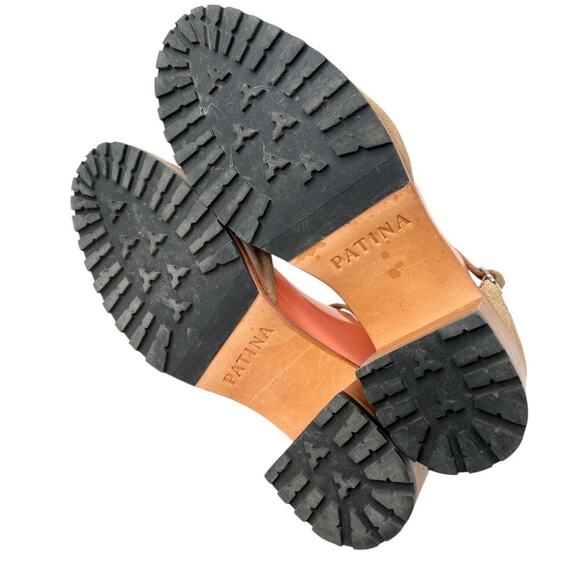 Portland Leather Goods PATINA Mary Jane Shoes in Beige Women's Size EU 40 = US 9 - Picture 13 of 14